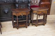 Pair of Arts &amp; Crafts Oak Side Tables