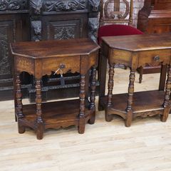 Pair of Arts & Crafts Oak Side Tables