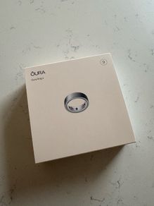 Oura Ring 4 Brushed Silver Size 9 - Brand New