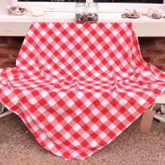 Retro Gingham Tablecloth