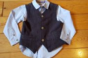 BNWT Age 4-5 Short and Waistcoat Set