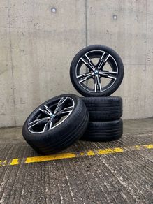 Genuine BMW G30, G20 848M 18" Alloys & Tyres - Like New, Bridgestone Tyres