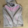BoohooMAN Mens Grey Zip Up Hoodie - Size Large Image 3