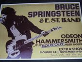 Bruce Springsteen-Hammersmith Odeon UK 1975 concert poster repro