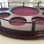 Vintage mahogany decanter tray Waterford crystal Image 2