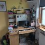 home work desk + standing mirror with storage Image 3