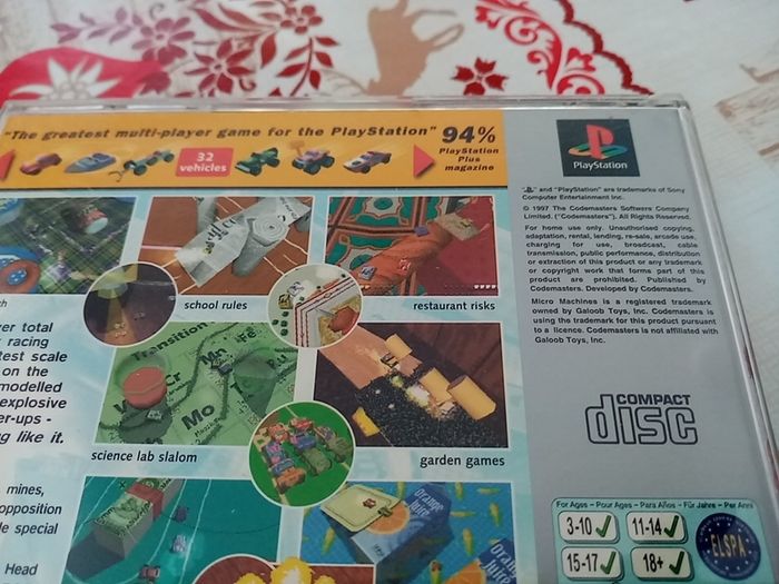 Micro Machines V3 - PlayStation 1 Ps1 Games - Original
