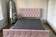 pink double bed