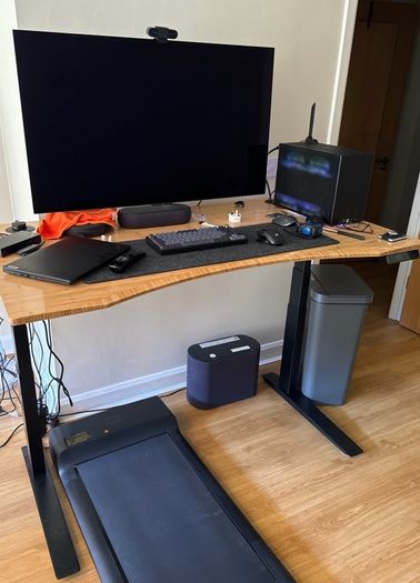 Herman Miller Fully Jarvis Standing desk with Custom oak worktop