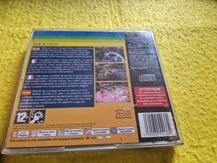Gekido  PlayStation1 Ps1 PlayStation2 Ps2 games Original
