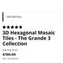3D hexagonal shape tiles Image 7