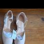 Brand New natural colour block heel Extra Wide Fit Image 3