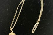 Silver Chain &amp; Mother Of Pearl Pendant