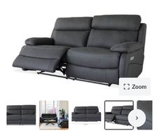 3 Seater USB Power Recliner