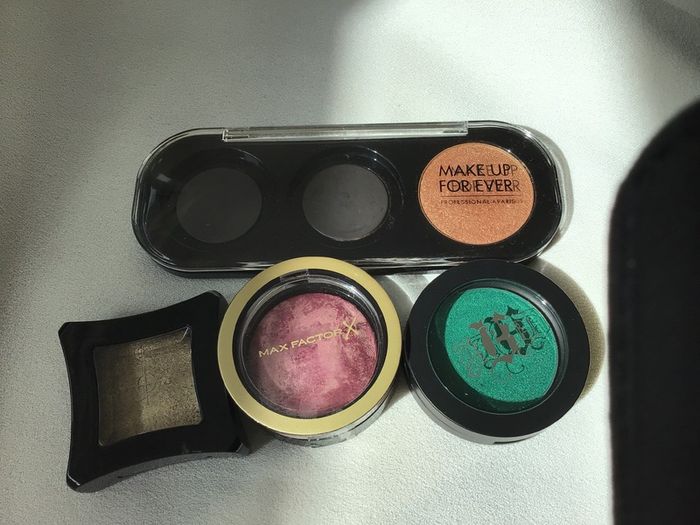 Eyeshadow KVD  Illamasqua. Makeup Forever and MaxFactor Collection