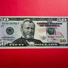 United States  (usa )   50 Dollars   2021  Ulysses  S Grant Letter (  G7 )   CHICAGO ( Uncirculated ) .