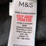 M&S (12-13Y) 2 Boys' Slim Leg School Trousers Image 7