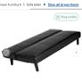 Sofa bed leather Image 2
