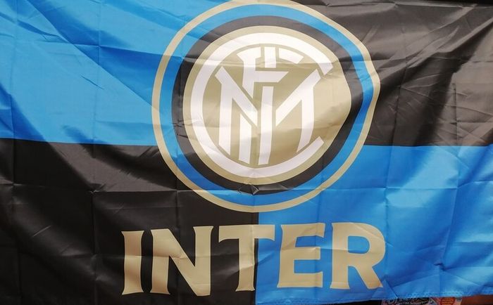 Inter Milan football club flag 5ft x 3ft.
