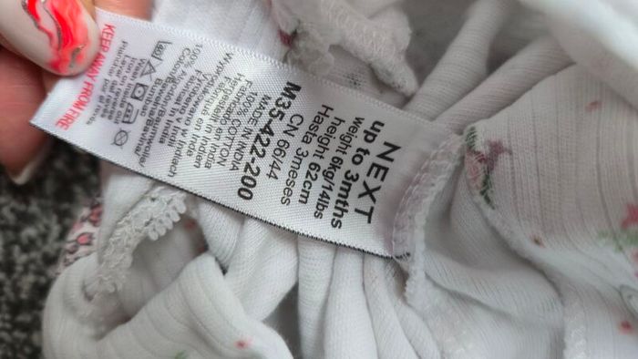 Next baby girl sleepsuit