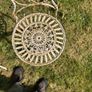 vintage cast Iron Lady Jane folding chairs Image 4