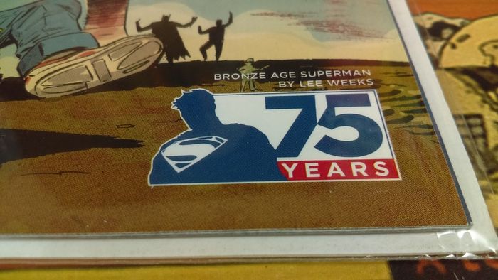 Superman Unchained #6 ! VERY RARE ! Limited 1 for 50 !  Lee Weeks 75th Anniversary Bronze Age Variant Cover ! 2013 ! by DC Comics !
