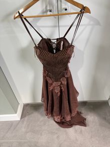 Anoushka Brown Dress