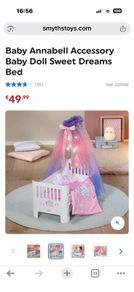 baby annabell cot