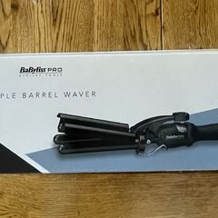 hair triple barrel waver.  Babyliss Pro.