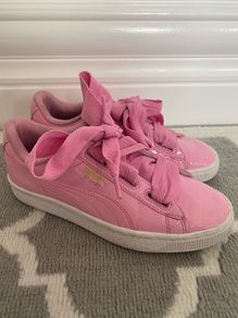 Puma Basket Pink patent leather Runners
