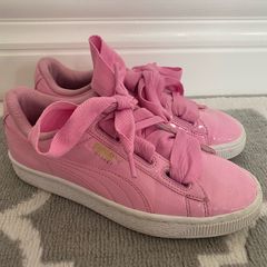 Puma Basket Pink patent leather Runners