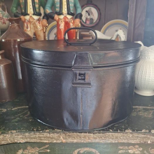 Antique British Military Hat Box