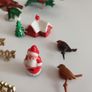 vintage christmas cake decorations can post Image 5