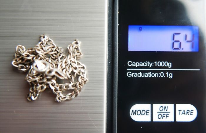 Vintage Sterling Silver 925 - 20 Inch  Curb Link Chain 6,4g