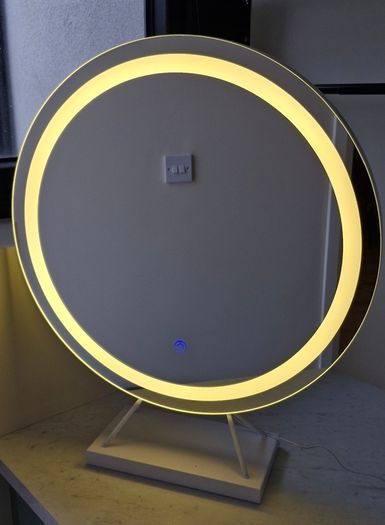 Mirror backed lit 3 light types