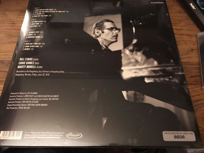 BILL EVANS | In Norway    (The Kongsberg Concert)