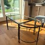 BoConcept 3 Piece Glass Coffee Table Modular  Demilune Design Image 2