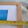 Lovely framed print of landscape and sky signed DD and stamped DDB Image 8