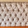 Silver Crushed Velvet Tufted Headboard - 5ftx2.5ft Image 2