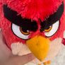 Terence Red Angry Birds Plush 2019 approx. 11" dirty Used Please see photos Image 5