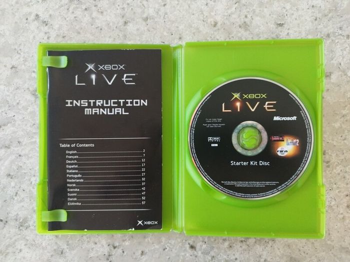 Xbox Live. Starter Disk Kit - Xbox