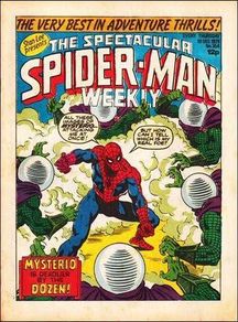 Spectacular Spider-Man Weekly No. 352, 353, 354 Marvel Comics UK Magazine 1979