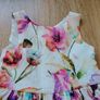 Flowery White Dress  Age 5-6 Image 3