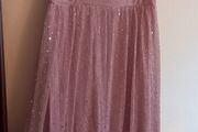 ladies full length dress with sequins