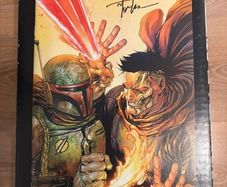 Boba Fett War of the Bounty Hunters signed by Tyler Kirkham