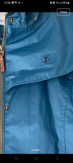 lighthouse raincoat blue size 14