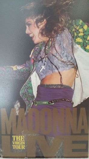 Madonna Live 1985 The Virgin Tour Vintage Vhs Pal Video Cassette Tape