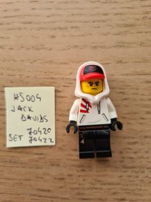 lego hs004 jack davids, set hidden side 70422, 70420
