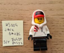 lego hs004 jack davids, set hidden side 70422, 70420