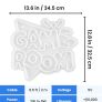 Neon Light Sign LED Gaming Room Decor, Gaming Accessories, Gamer Gift LED Gaming Lights for Desk, Gaming Stuff for Boys Room Setup, Gamer Boys Bedroom Wall Decor, Neon Sign for Wall, Lamp Gifts Image 6
